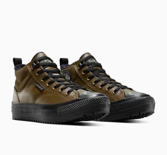 Converse Sneakerboots CONVERSE CHUCK TAYLOR ALL STAR MALDEN STREET BOOT, Damen, Gr. 46,5, surplus olive, schwarz, light field surplus, Synthetik, Schuhe Sneake