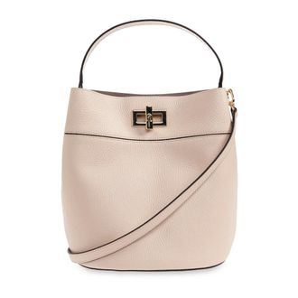 Furla Bucket Bags, female, Beige, Size: ONE SIZE Amelia Medium Bucket Handbag