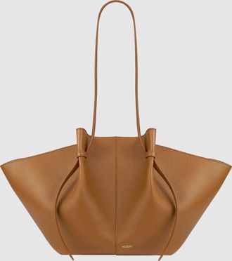 Yuzefi Sac Large Mochi Cuir Grain&eacute; Hazel