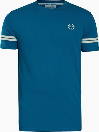 Sergio Tacchini Mens Sergio Tacchini Grello T-Shirt Mykonos Blue/Gardenia - Size: 38