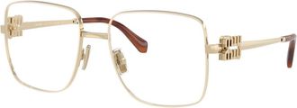 Miu Miu Glasses, unisex, Yellow, Size: 54 MM MU 51Xv Glasses