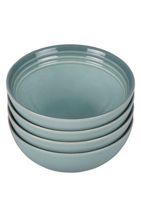 LE CREUSET Vancouver Set of 4 Soup Bowls in Sea Salt at Nordstrom
