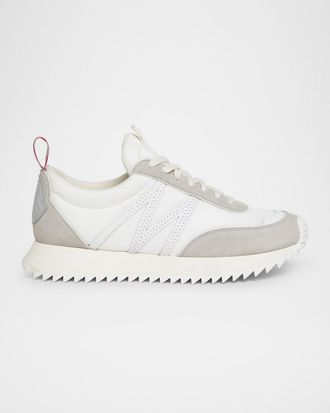 Moncler Men & apos;s Pacey Nylon and Suede Runner Sneakers