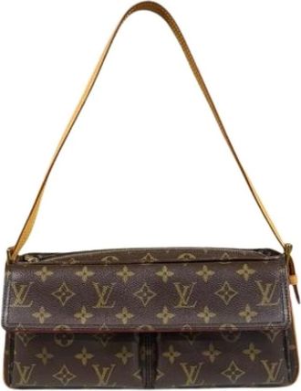 Louis Vuitton Pre-owned Shoulder Bags, female, Brown, Size: ONE SIZE Pre-owned Vintage Shoulder Bag