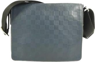 Louis Vuitton Pre-owned Cross Body Bags, male, Blue, Size: ONE SIZE Pre-owned Messenger Bag