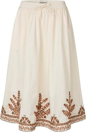 Lollys Laundry MorningLL Midi Skirt - - Skirts - Donna - Beige - XS