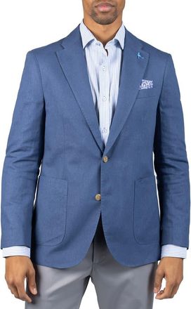 Tailorbyrd Linen Blend Sport Coat in Denim at Nordstrom Rack, Size 48Short