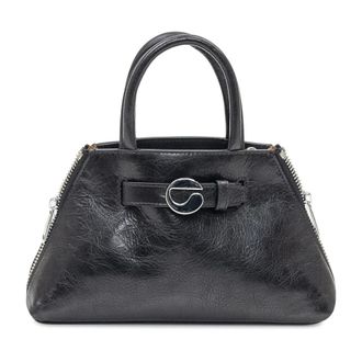 Coperni Mini Data Bag - Dames - Handtassen - Zwart - ONE Size - Leer - Tassen
