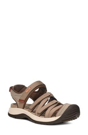 Teva Tirra Sport Closed Toe Sandal in Dune/Terracotta at Nordstrom, Size 10.5