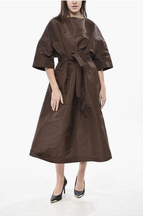 Super Blond Silk Organza Kaftan With Belt size 38