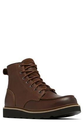 Sorel Slabtown 62 Waterproof Moc Toe Boot in Tobacco/Black at Nordstrom Rack, Size 10.5