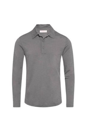 Orlebar Brown Sebastian Ls Cotton Silk-277997-Cinder