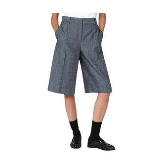 Jil Sander Mujer, Pantalones cortos, Gris, Talla: S