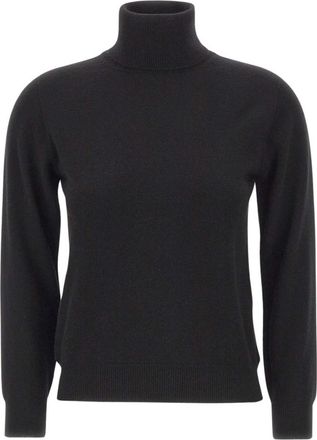 KANGRA Turtleneck Trui - Dames - Coltruien - Zwart - XS - Wol - Truien & Vesten