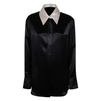 Jil Sander Shirts, female, Black, Size: S 126 MC Shirt