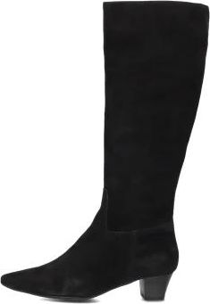 Stefano Lauran Stijlvolle Winterlaarzen voor Vrouwen - Dames - Laarzen met Hak - Zwart - 41 EU - Wol - Schoenen