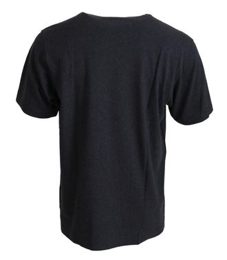 Dolce & Gabbana Mens Gray Crewneck Cotton Short Sleeve T-Shirt