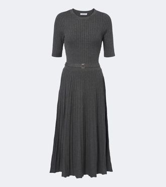 Veronica Beard Abito midi Elthea in maglia a coste