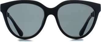 A|X Armani Exchange AX4148SU 835687 glanzend transparant grijs donkergrijs zonnebril