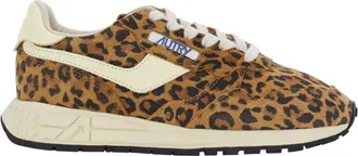 Autry Brown Logo Sneakers