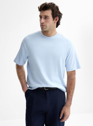 Le 31 Mens Brushed-jersey T-shirt Comfort fit