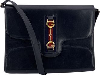 Gucci Gucci Vintage Leren Schoudertas