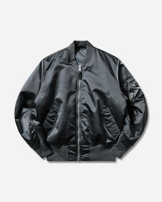 Alpha Industries Men s MA-1 Base Flight Bomber Jacket Denim Blue