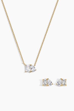 Electric Picks Et Tois Pendant Necklace and Studs - Set of 2 in Gold at Nordstrom