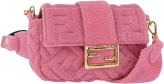 Fendi Pre-owned Cross Body Bags, female, Pink, Size: ONE SIZE Pre-owned Vintage Cross Body Bag