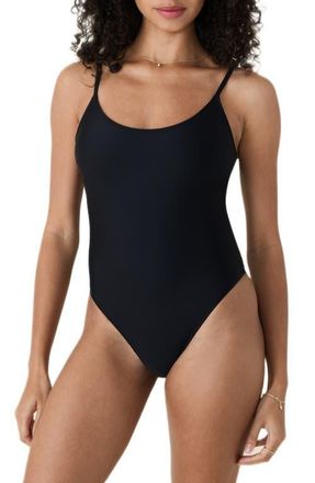 Andie Swim The Liku One-Piece Swimsuit in Black at Nordstrom, Size X-Large