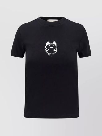 Coperni organic cotton ribbed short-sleeve t-shirt
