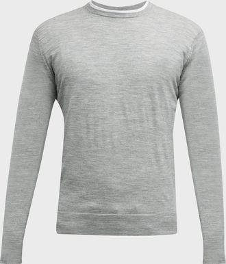 Peter Millar Men & apos;s Excursionist Flex Wool Sweater