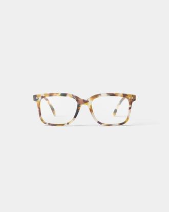 Izipizi L 54mm Rectangular Reading Glasses in Blue Tortoise at Nordstrom, Size +2.50