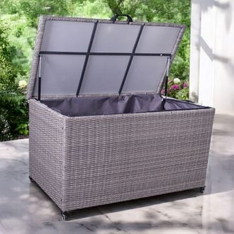 Royalcraft CHARCOAL KD Weave Cushion Storage Box 645L