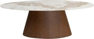Global Interiors Marmor Design Esstisch Ellipse 220 x 110 cm