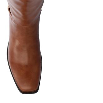 Journee Collection Comfort Foam Londyn Boots Cognac LONDYN-COGNAC Womens