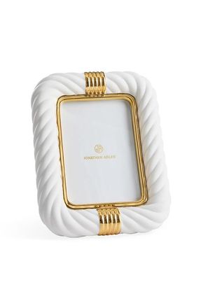 Jonathan Adler Geneva Picture Frame in White /Gold at Nordstrom, Size 8Ft 0In X 10Ft 0In