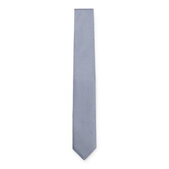 BOSS Jacquard-pattern tie in a silk blend