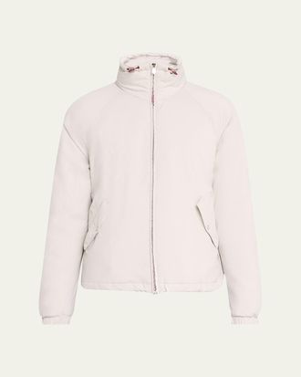 Brunello Cucinelli Mens Thermor Stand Collar Full-Zip Jacket