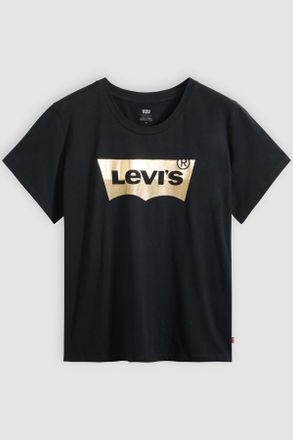 Levi's Perfect Tee (Plus Size) - Women - 1X - Black / Glitter Foil Mineral Black