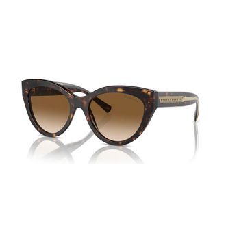 Tiffany & Co. Stylish Sunglasses in Havana/Brown Shaded