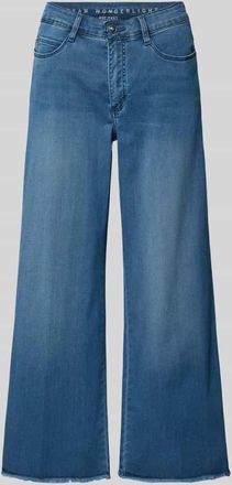 M.A.C Wide Fit Jeans-Culotte aus Baumwoll-Mix Modell DREAM in Blau, Gr&ouml;&szlig;e 32