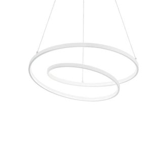 Netlighting Oz LED Decorative Swirl Integrated Pendant Light White 3000K