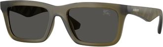 Burberry Heren, Accessoires, Groen, Maat: 53 MM Polyamide