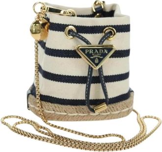 Prada Pre-owned Bucket Bags, female, Multicolor, Size: ONE SIZE Pre-owned Vintage Shoulder Bag