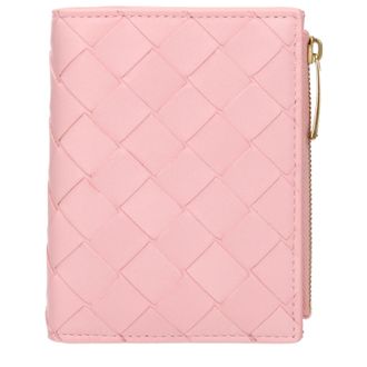 Bottega Veneta Damens Rosa Ledergeldb&ouml;rse