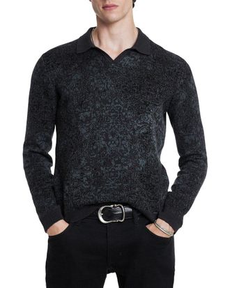 John Varvatos Oliver Jacquard Sweater