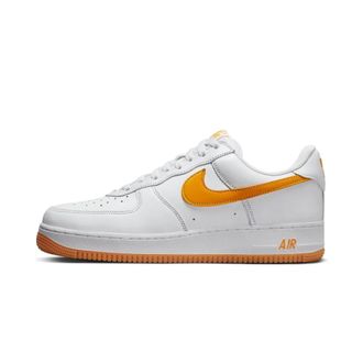 Nike Fitness, Heren, Wit, 37 1/2 EU, Leer, Air Force 1 Low Retro QS Color Of The Month