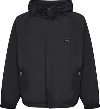 Dolce & Gabbana Nylon Jacket - Heren - Zomerjassen - Zwart - M - Nylon - Jassen