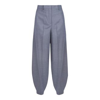 Semicouture Dames, Broeken, Grijs, Maat: XS